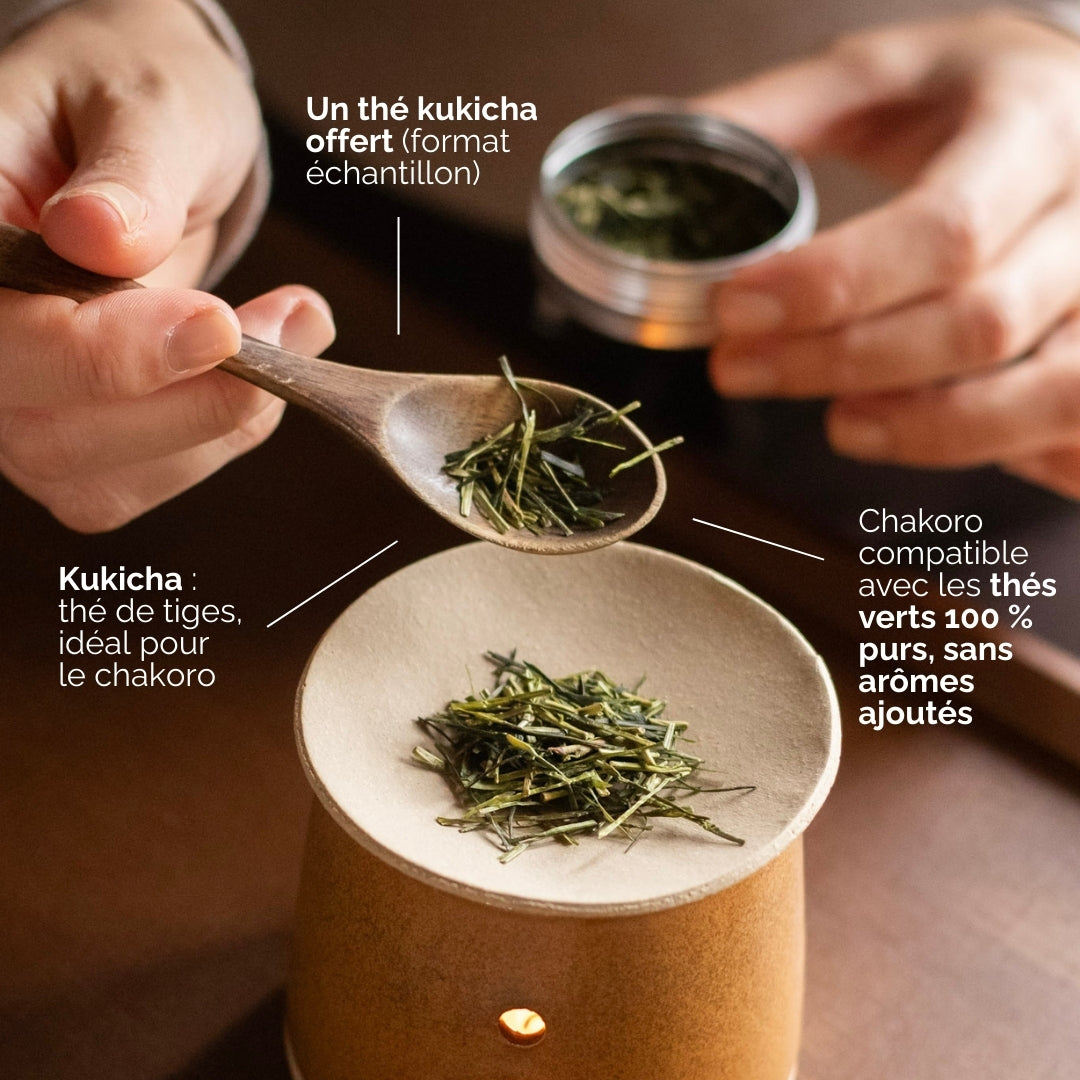 BRÛLEUR À THÉ ARTISANAL - CHAKORO