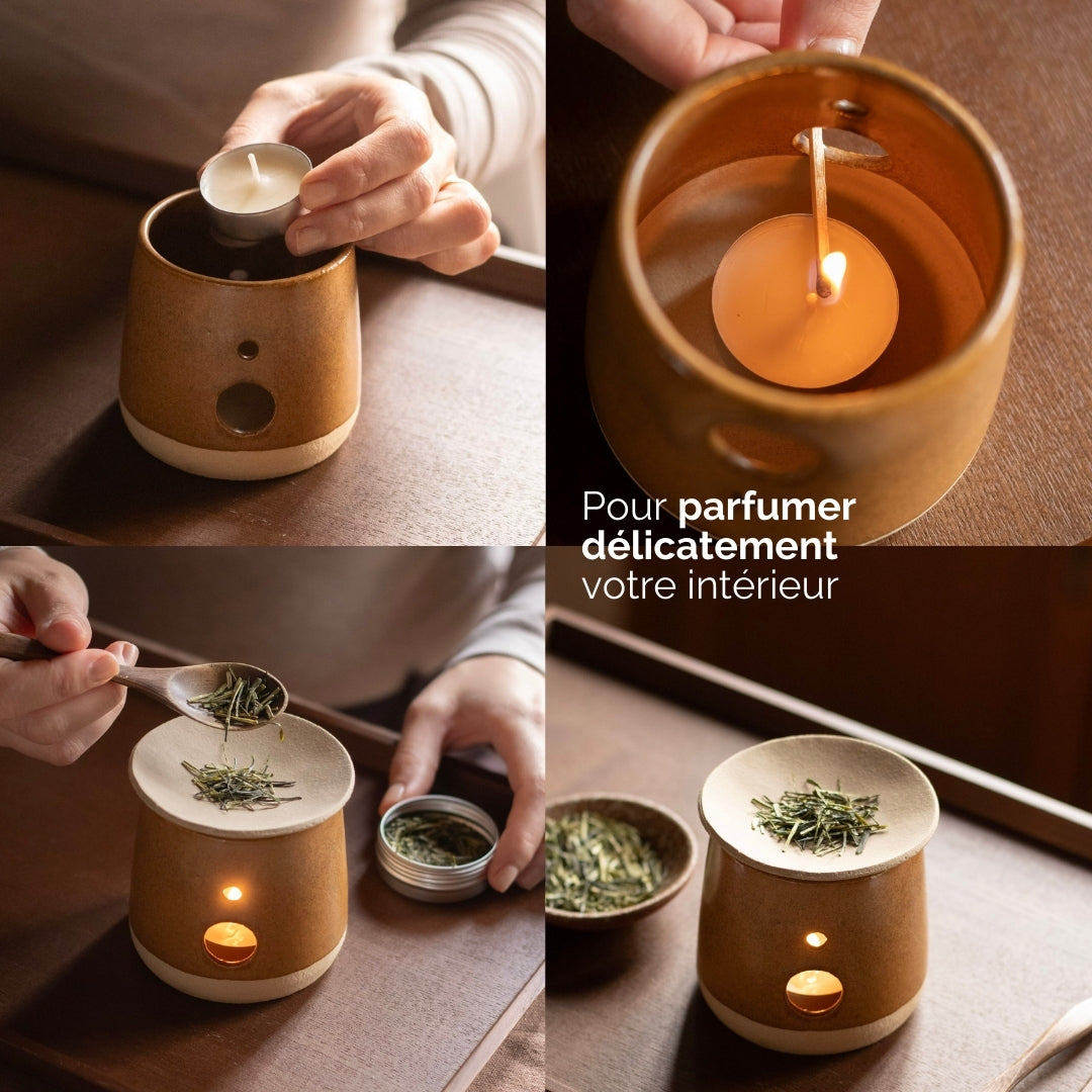 BRÛLEUR À THÉ ARTISANAL - CHAKORO