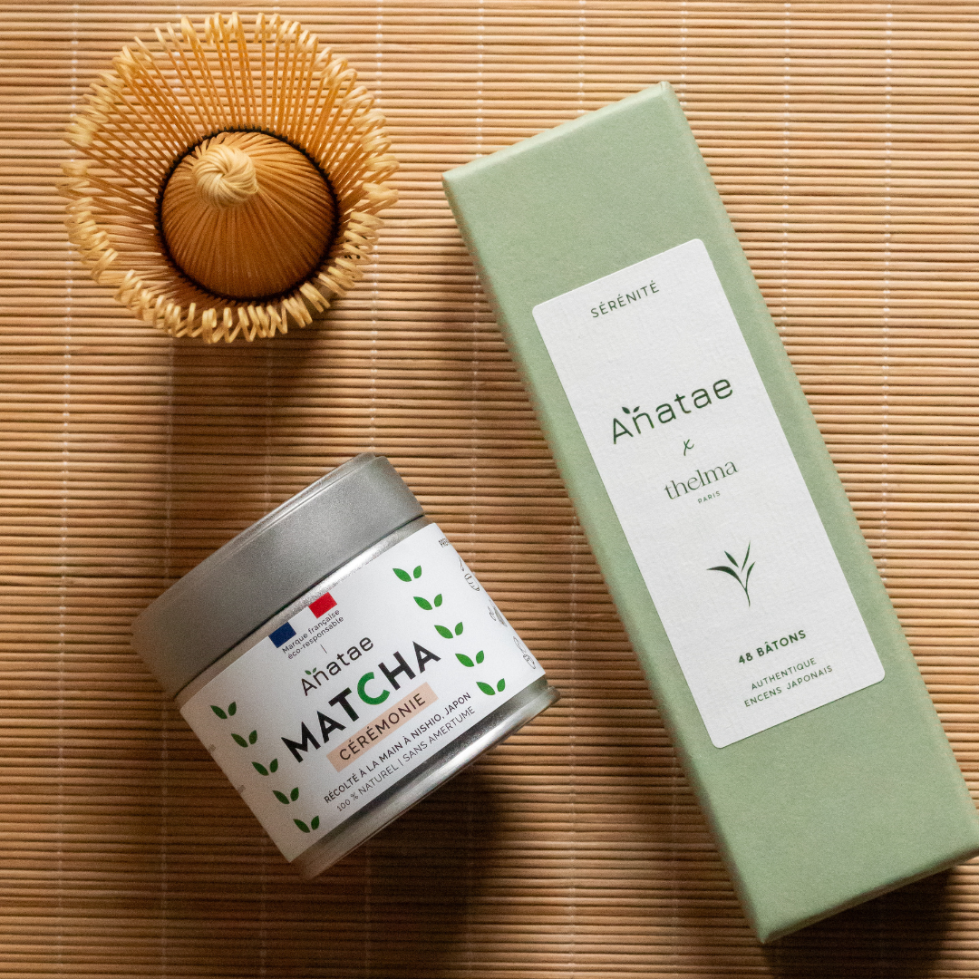 SÉLECTION SÉRÉNITÉ : KIT MATCHA ET ENCENS JAPONAIS