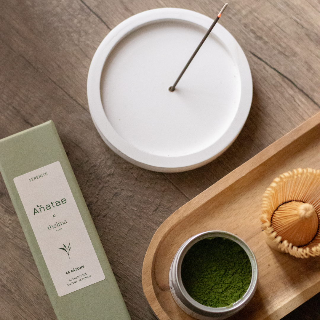 SÉLECTION SÉRÉNITÉ : KIT MATCHA ET ENCENS JAPONAIS
