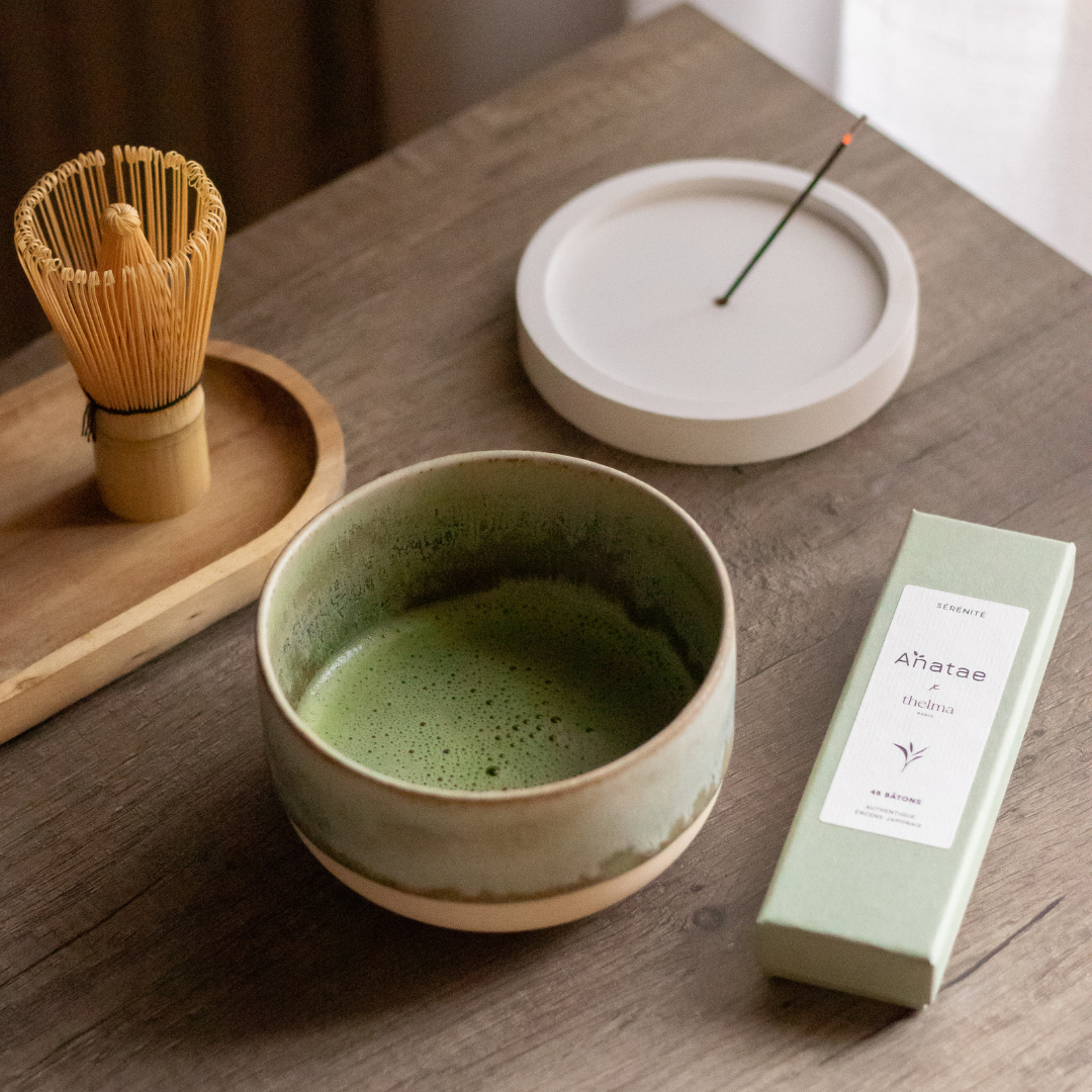SÉLECTION SÉRÉNITÉ : KIT MATCHA ET ENCENS JAPONAIS