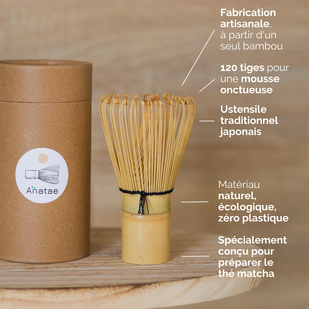 FOUET MATCHA EN BAMBOU - CHASEN JAPONAIS