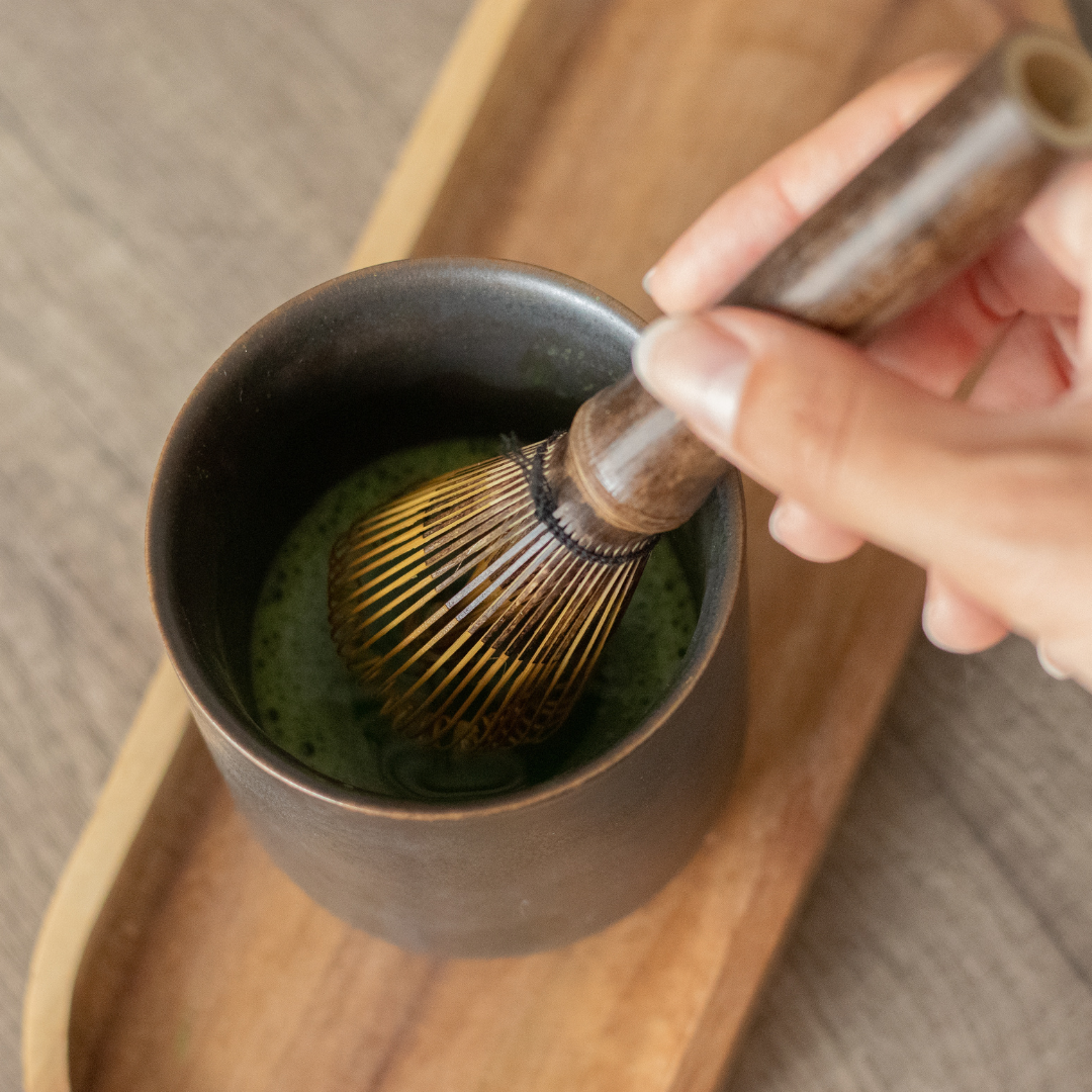 KIT MATCHA : THÉ MATCHA CÉRÉMONIE BIO ET FOUET EN BAMBOU CHASEN