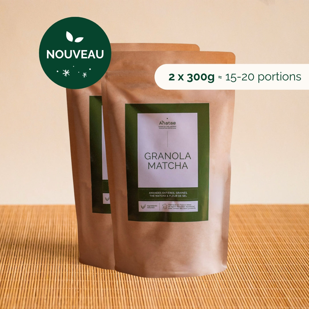 GRANOLA AU MATCHA