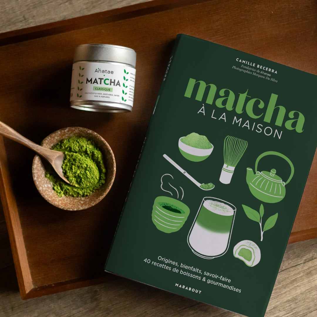 livre Anatae Matcha à la maison + matcha classique