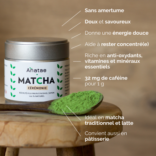 DUO INDISPENSABLES : THÉ MATCHA CÉRÉMONIE BIO & THÉ HOJICHA BIO