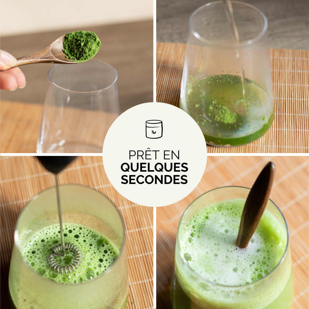 KIT MATCHA : THÉ MATCHA CÉRÉMONIE BIO ET MOUSSEUR ELECTRIQUE