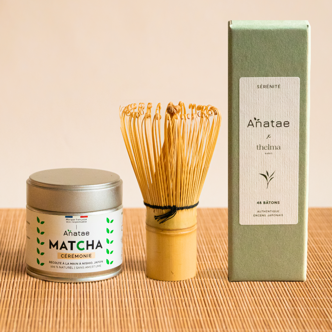 SÉLECTION SÉRÉNITÉ : KIT MATCHA ET ENCENS JAPONAIS
